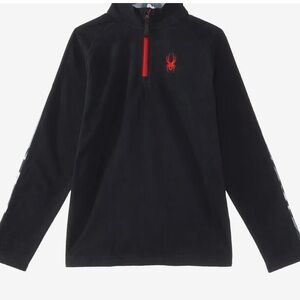 Spyder 1/4 Zip Pullover Black XL
